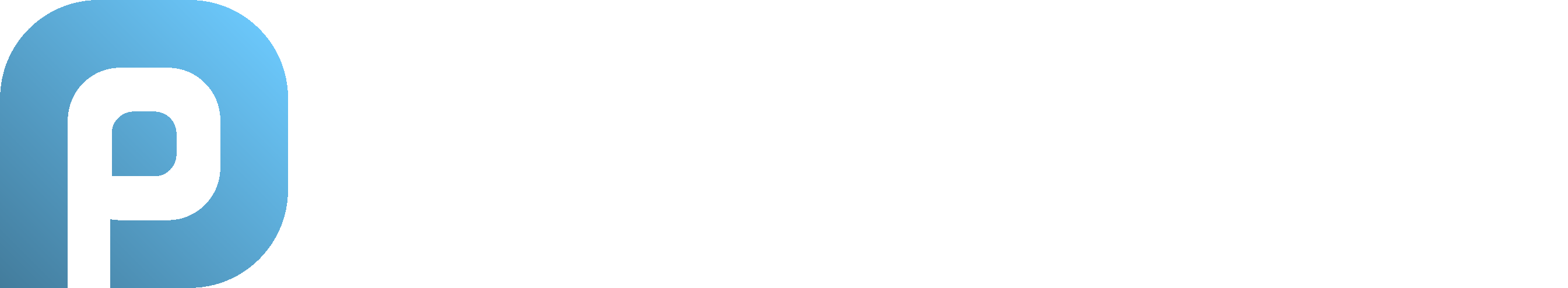 Peel Solutions Logo - White